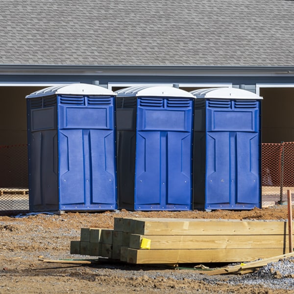 how can i report damages or issues with the porta potties during my rental period in Central City South Dakota